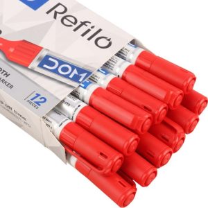 ماژیک وایت برد دامس قرمز 12 عددی